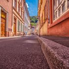 Eine Strasse in der Heidelberger Altstadt