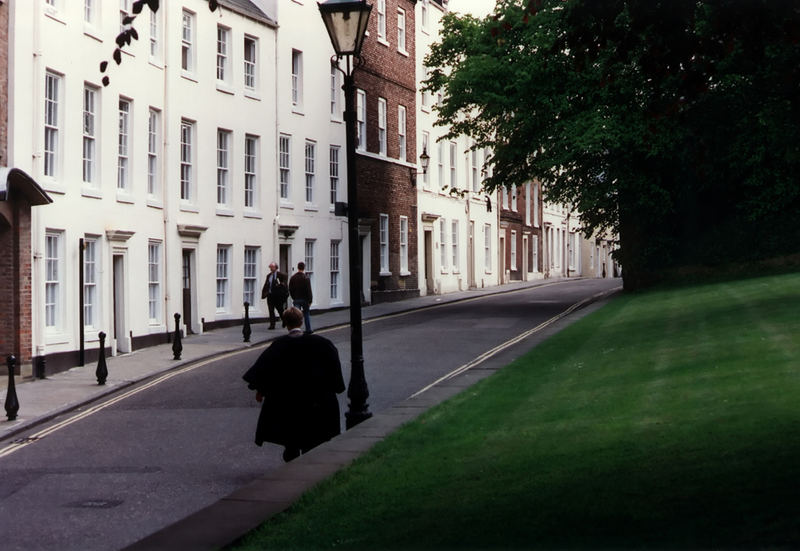 Eine Straße in Durham