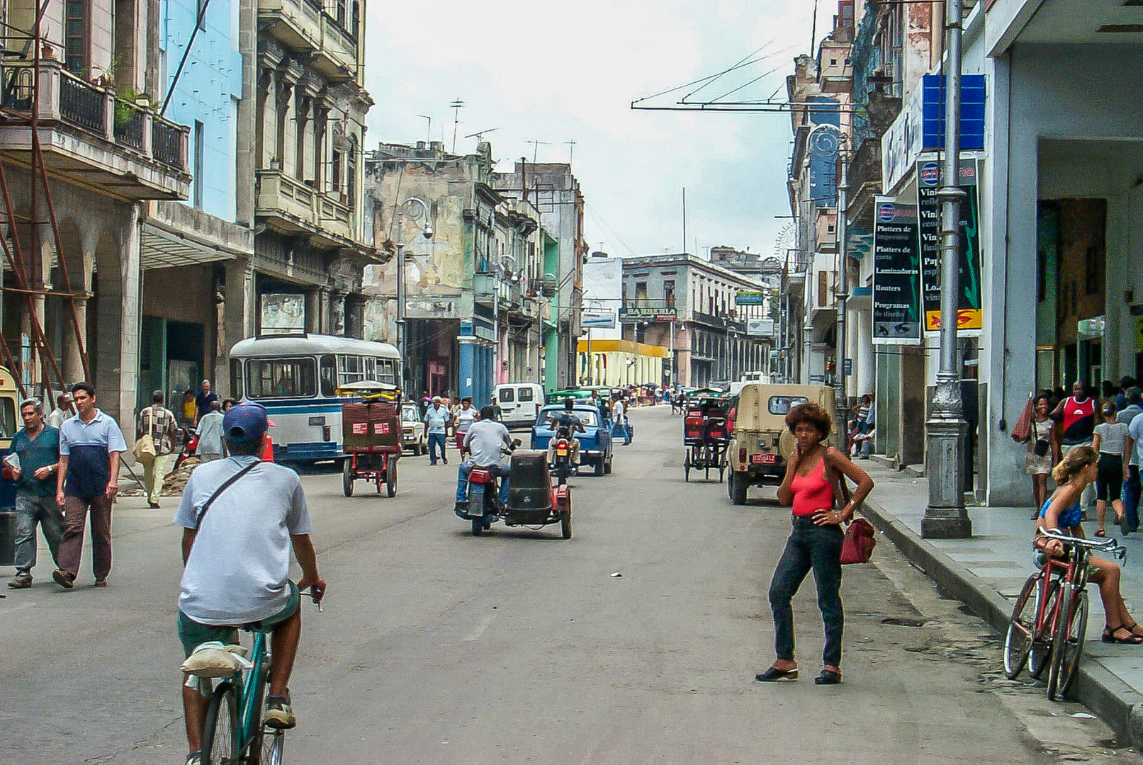 Eine Straße in Havanna