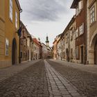 Eine Strasse in Sopron