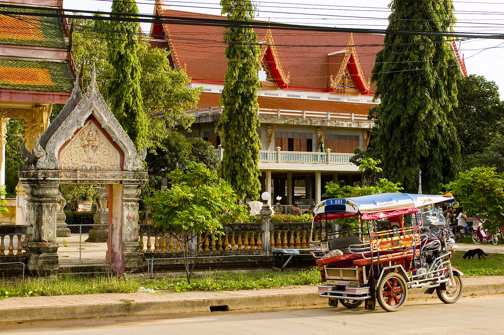 Eine Strasse in Thailand