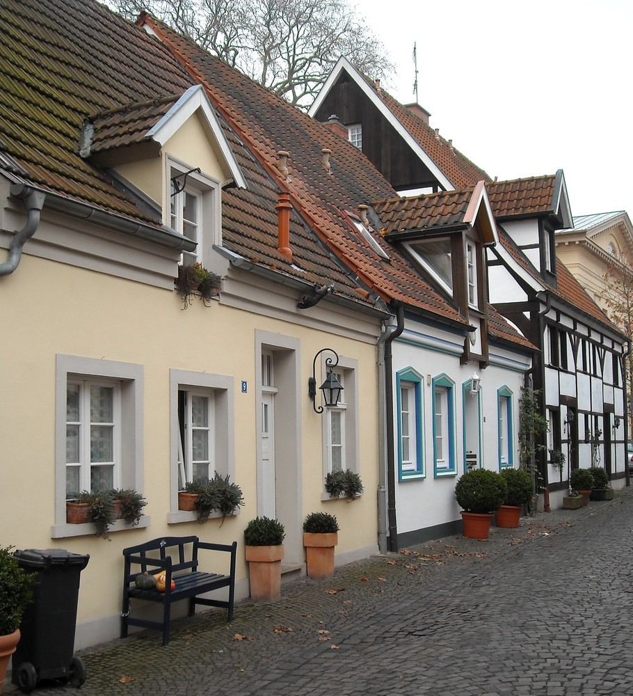 Eine Straße in Warendorf