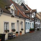 Eine Straße in Warendorf