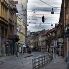 eine Straße in Zagreb
