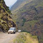 Eine "Straße" zwischen Chyamche und Jagat