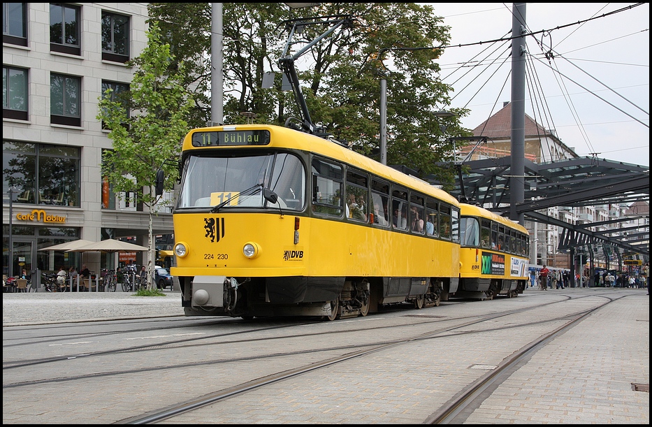 Eine Straßenbahn geht in Rente...