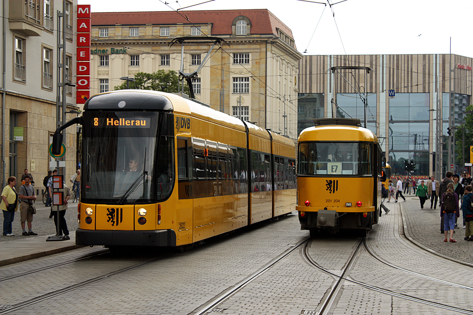 Eine Straßenbahn geht in Rente