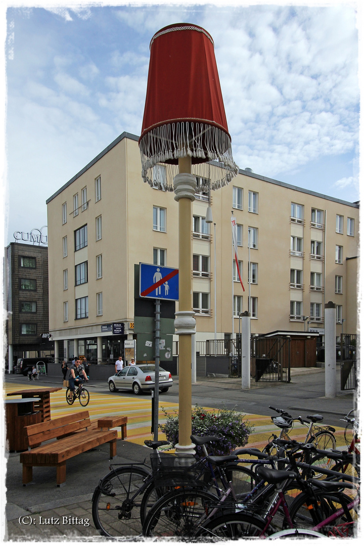 Eine Straßenlampe der besonderen Art