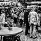 Eine Straßenszene vom Aachener Markt