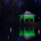 Eine Studie in Grün III – Der Pavillon im Kurpark Rheinhardshausen