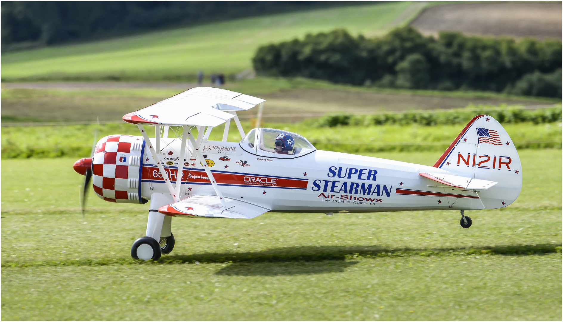 Eine Super Stearman startet ! Foto & Bild airplane, verkehr, technik