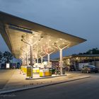Eine Tankstelle in Dänemark