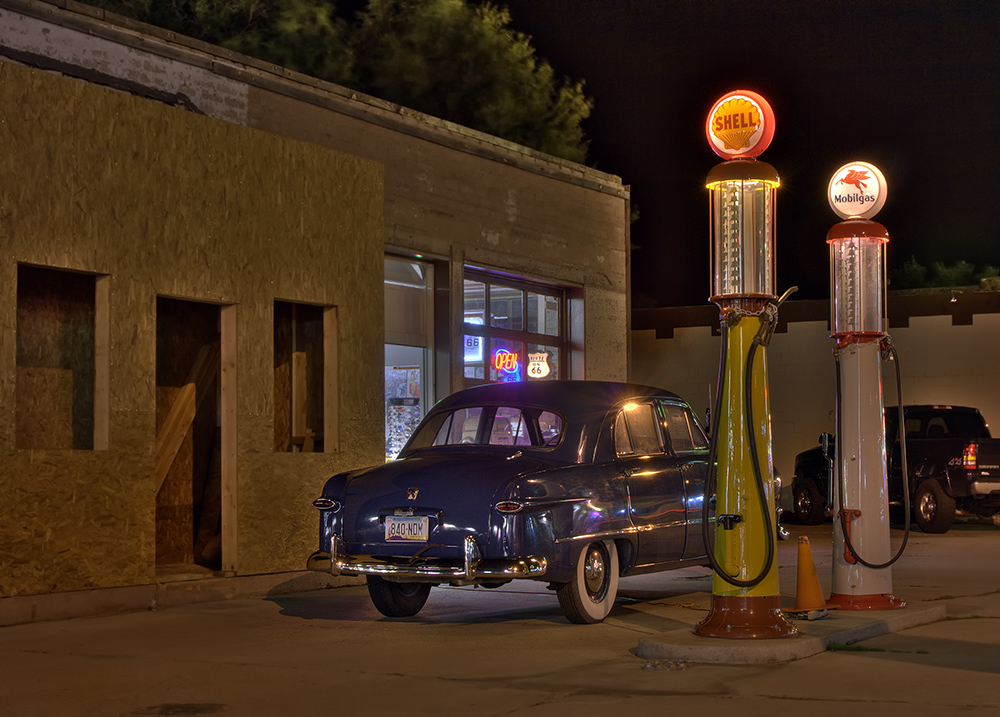 Eine Tankstelle in Williams - USA 2008