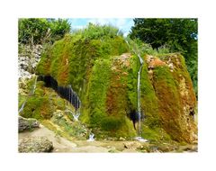 Eine tolle Kulisse bietet der Wasserfall Dreimühlen (Eifel).