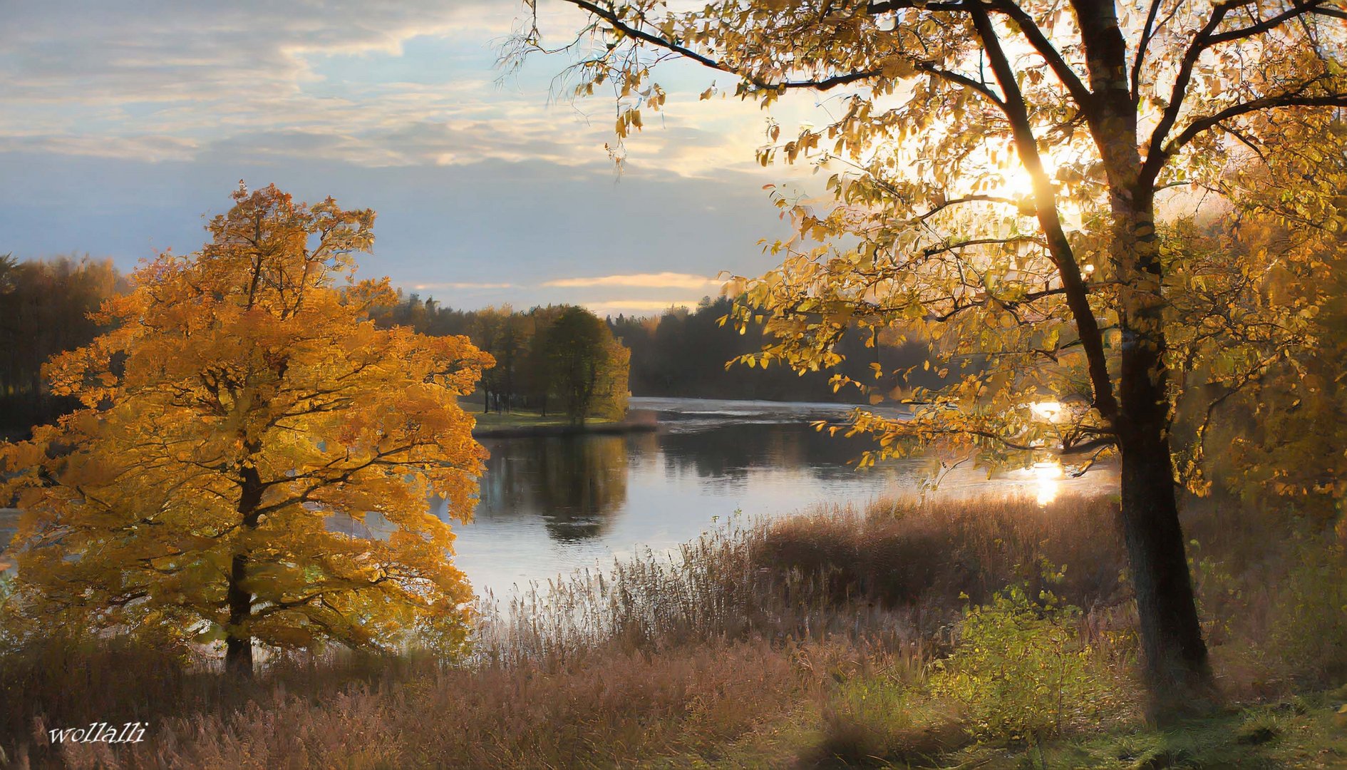 Eine traumhafte Herbstlandschaft