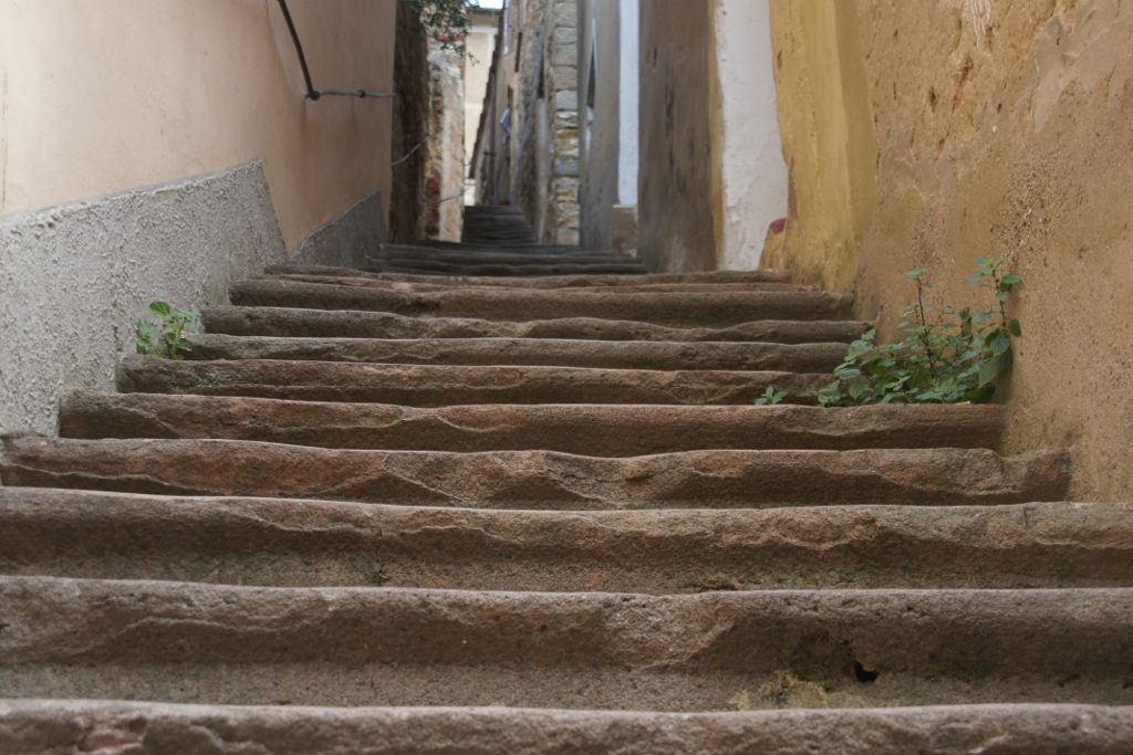 Eine Treppe