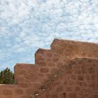 Eine Treppe auf der Castillo de Santa Bárbara...