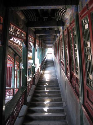 eine Treppe gebildet von der Jade