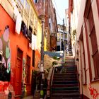 Eine Treppe in Valparaiso