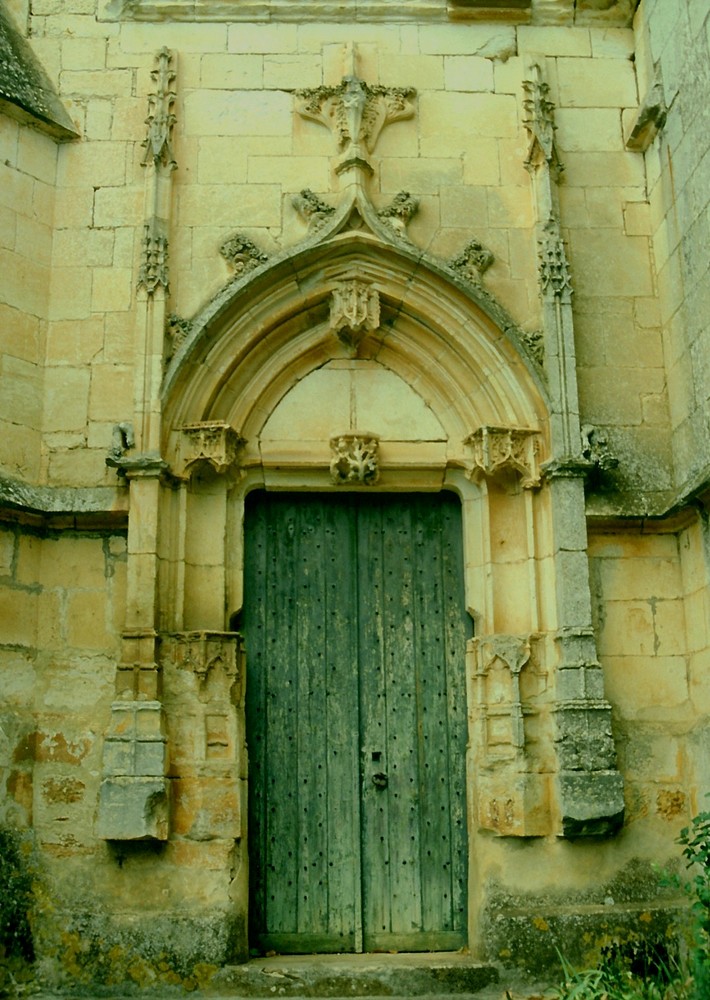 Eine Türe an der Dordogne