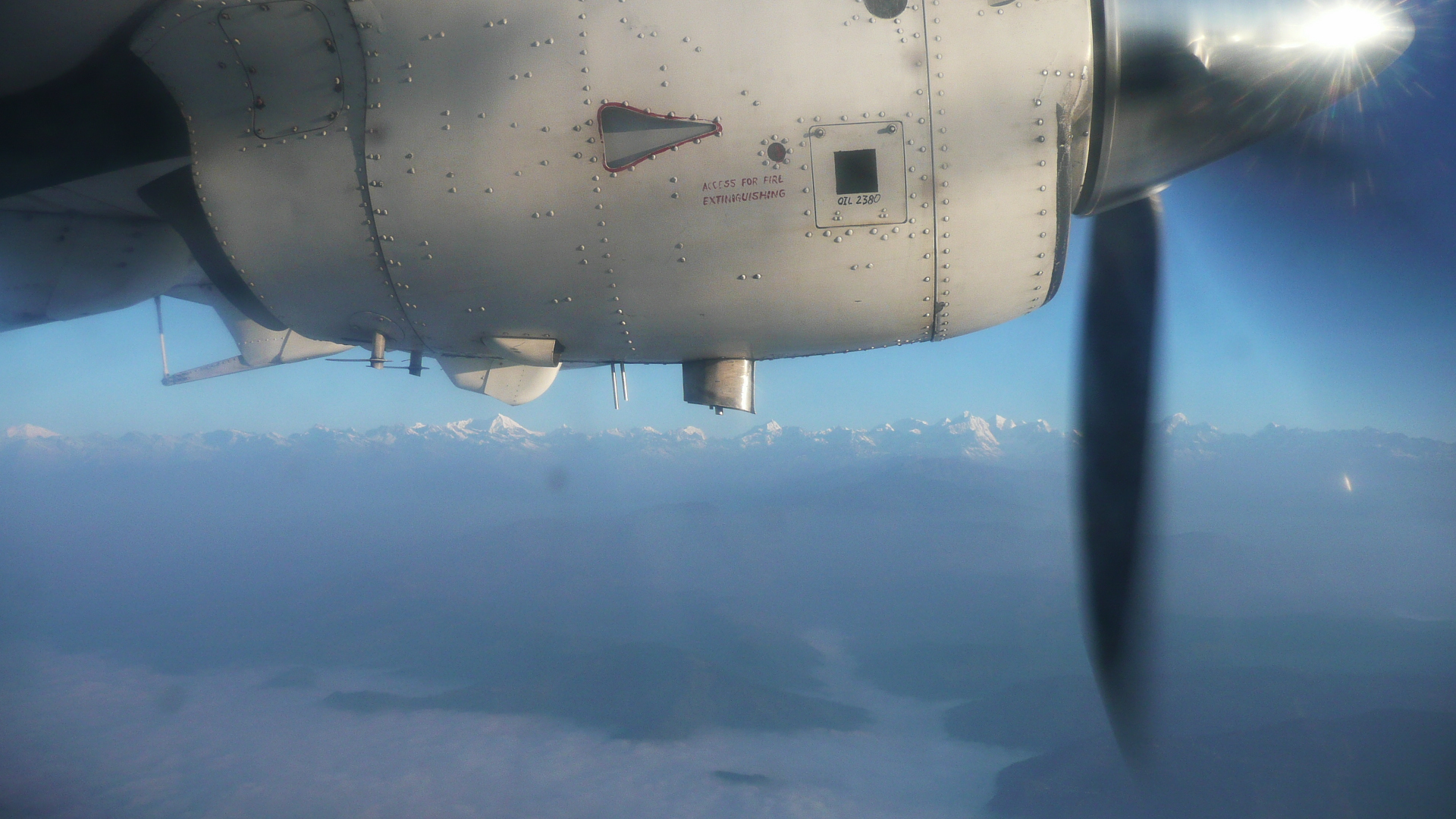 ...eine twin otter auf dem weg in den himalaya