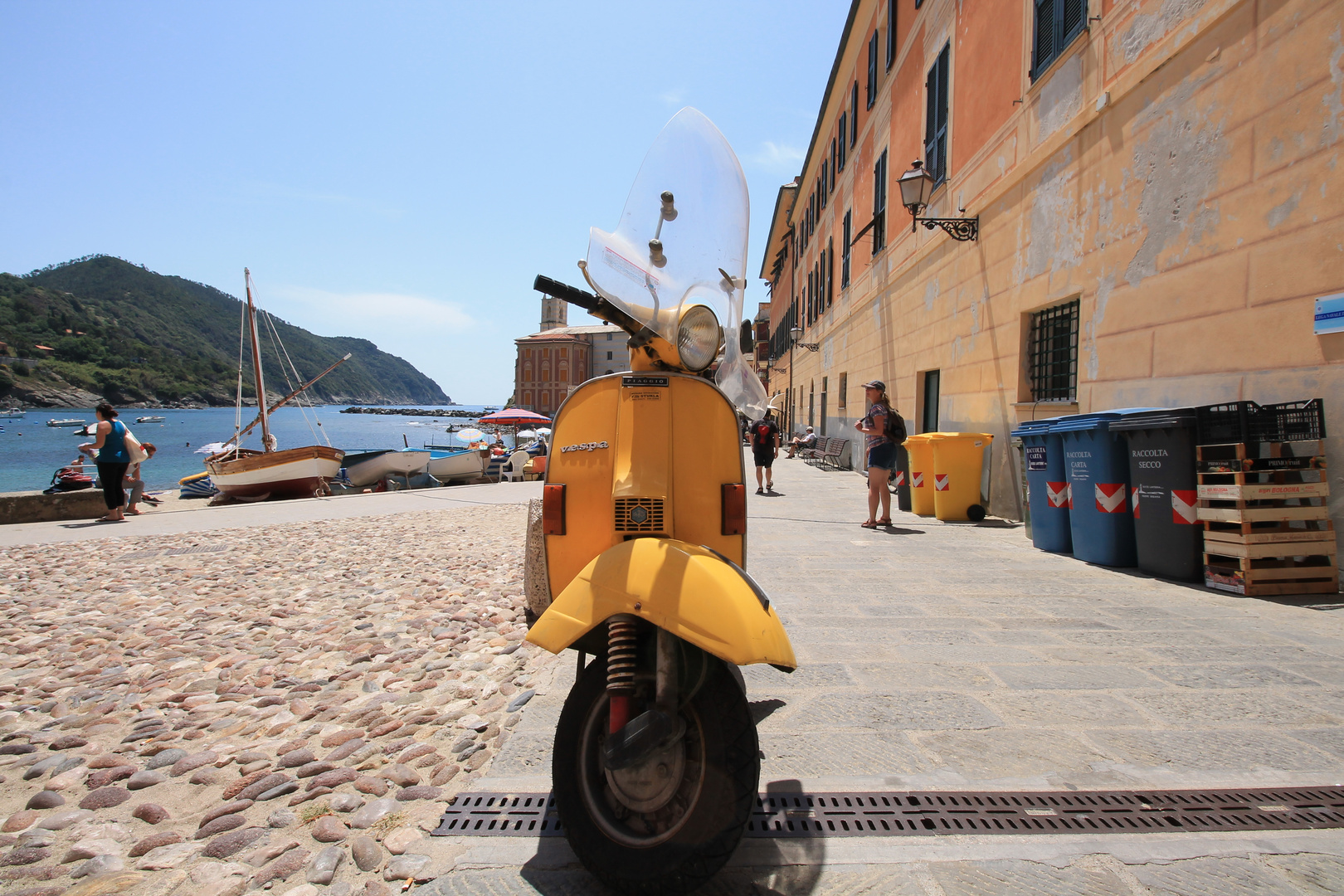 Eine Vespa in Italien