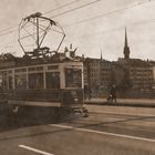 Eine von den ältesten Strassenbahn in Zürich