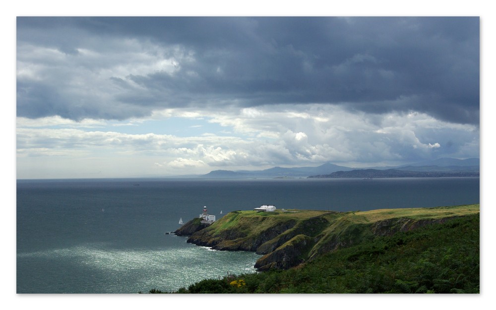 eine Wanderung an der Küste von Dublin