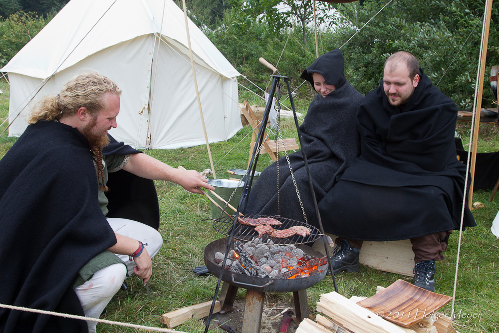 Eine warme Mahlzeit tut gut bei der Kälte