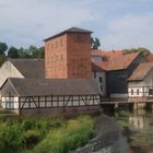 Eine Wassermühle 