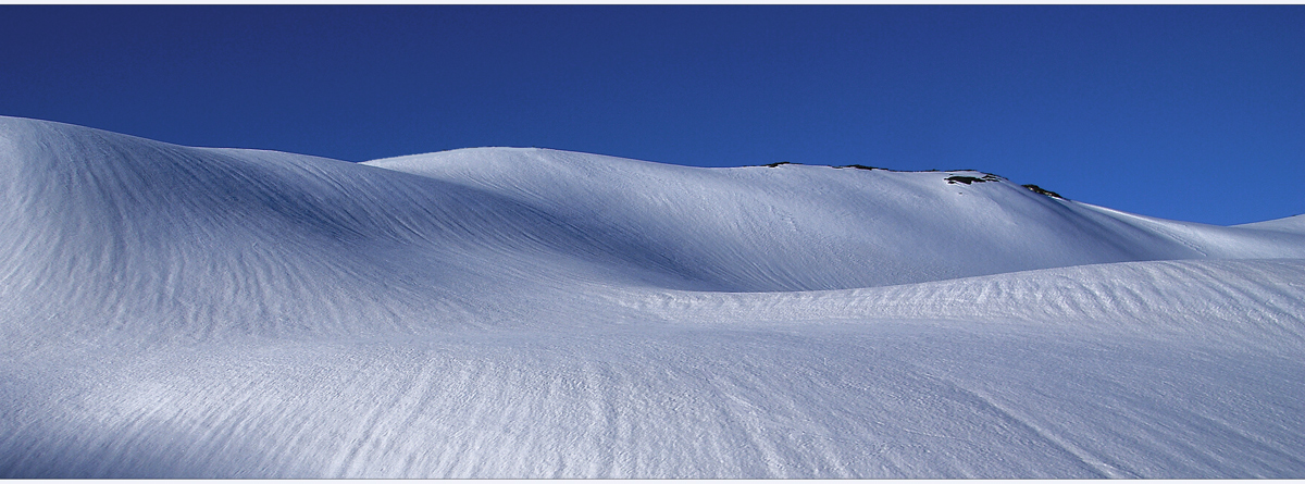 Eine weissblaue Traumwelt