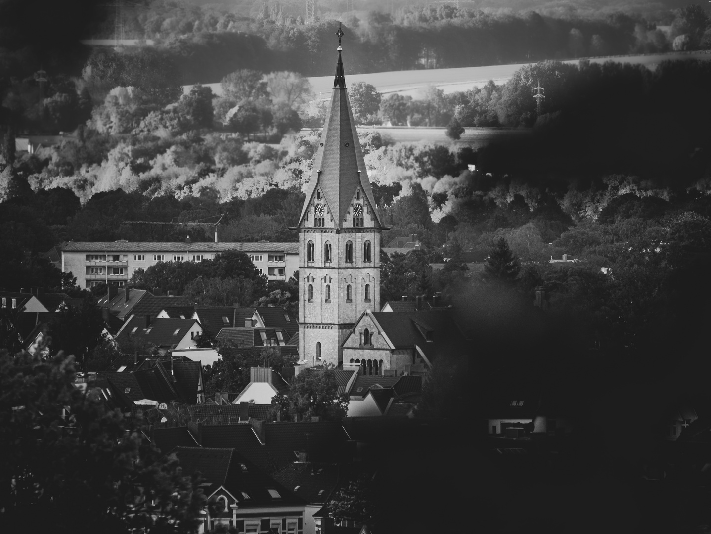 Eine weitere Kirche in Bielefeld aus der Ferne