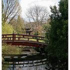 eine weitere kleine Brücke im japanischen Garten in Leverkusen