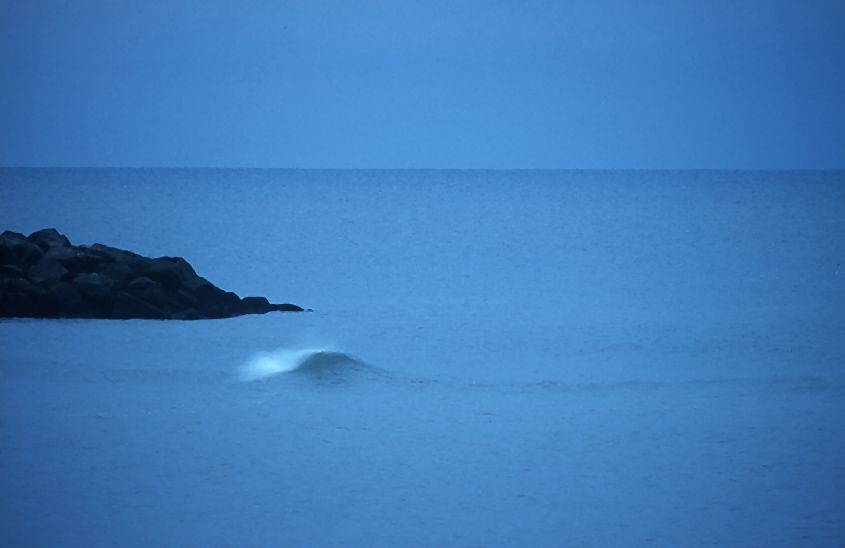 Eine Welle und das Meer