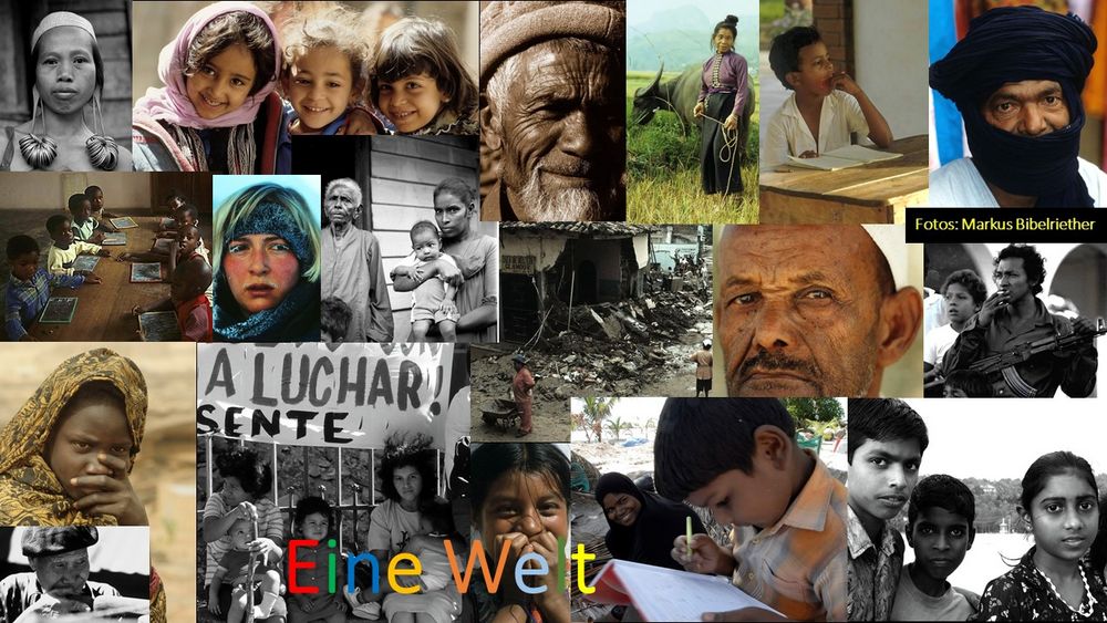 Eine Welt - die Welt als Collage