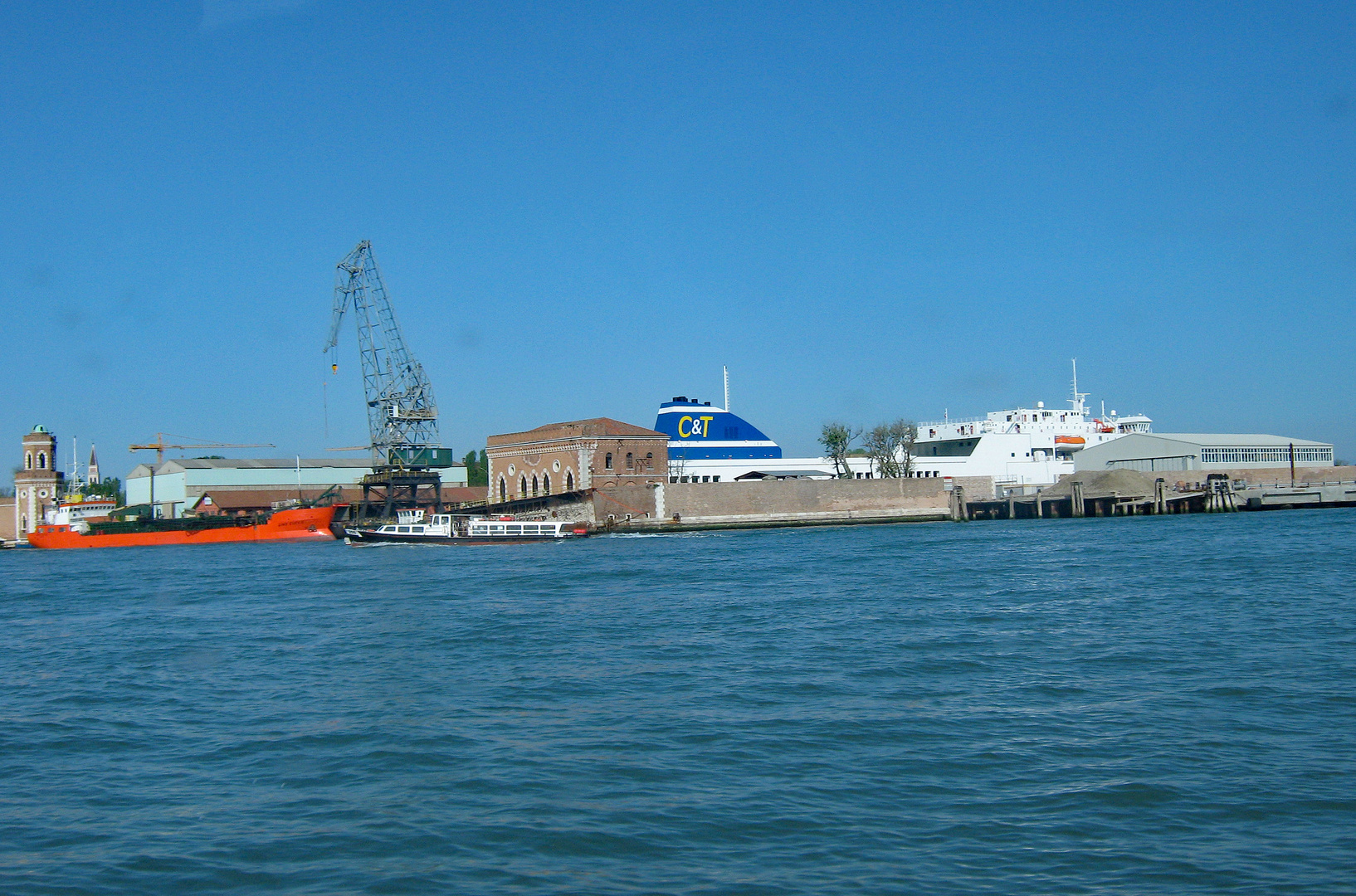 Eine Werft in Venedig