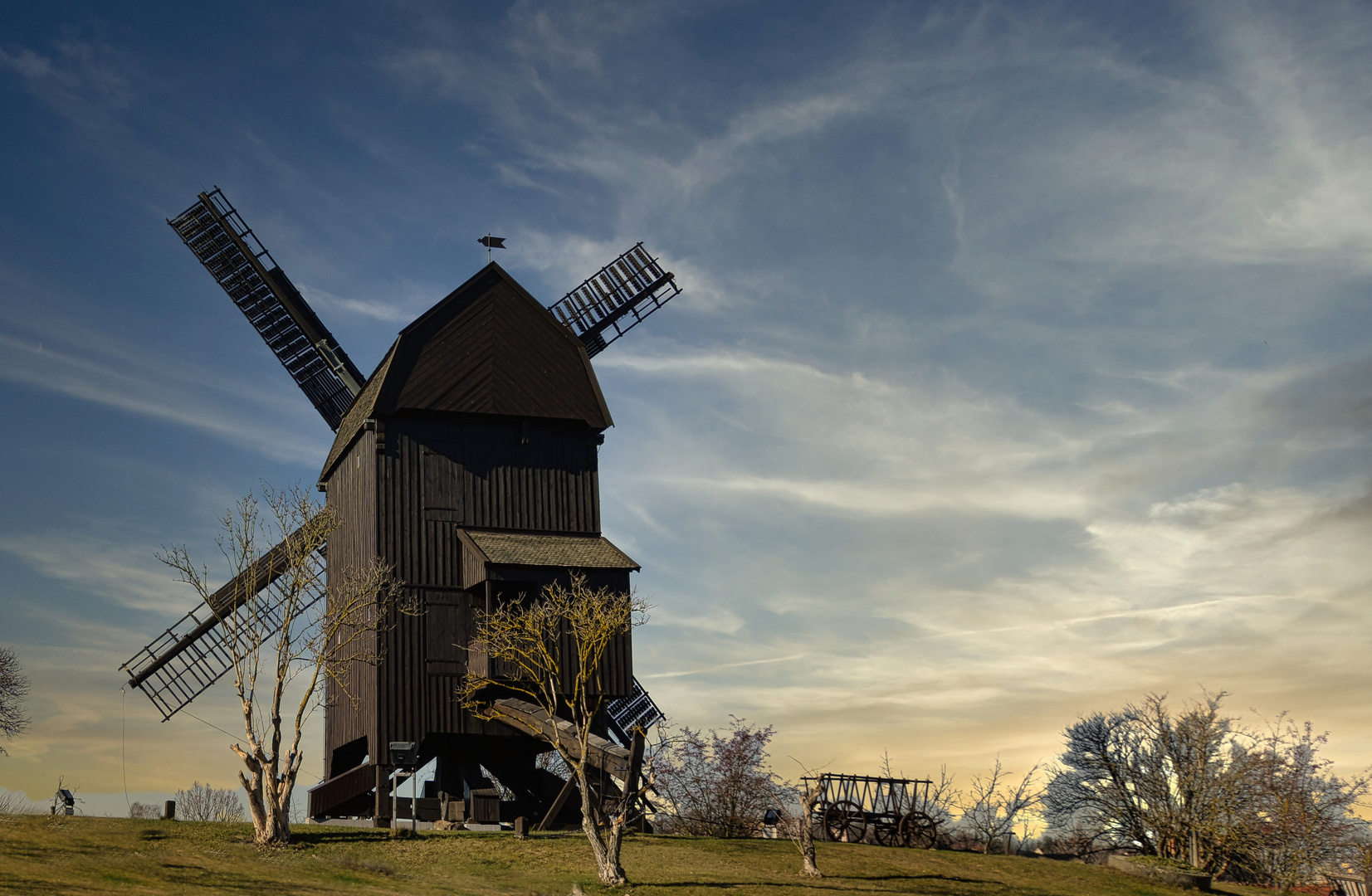 Eine Windmühle