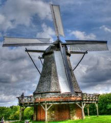 eine Windmühle