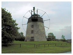 Eine Windmühle bei Freyburg / Unstruth