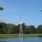 Eine Windmühle in Illinois