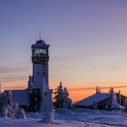 Eine Wintertag neigt sich zu Ende