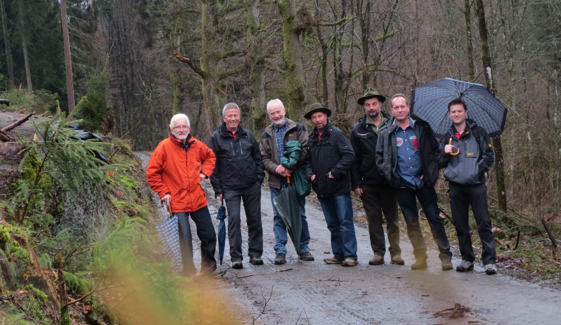 Eine Winterwanderung im Regen statt im Schnee