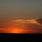 Eine Wolke, wie ein "Vogel" am Himmel