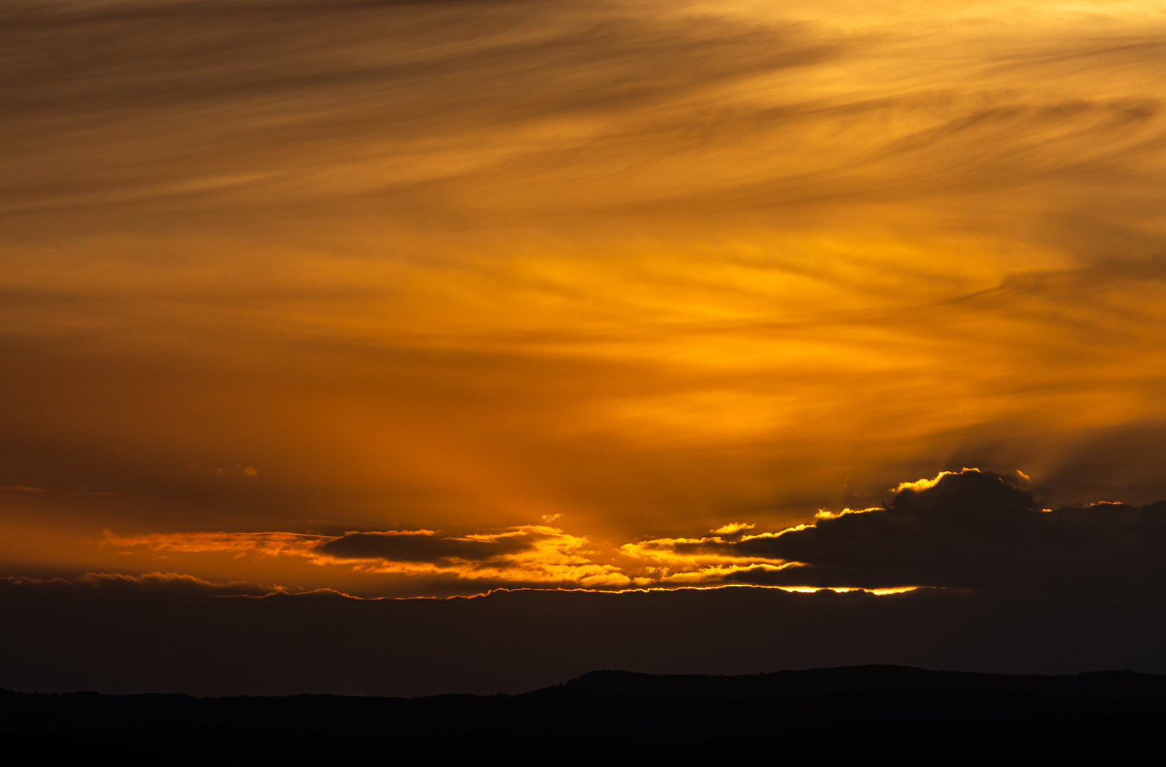 Eine Wolkenwand