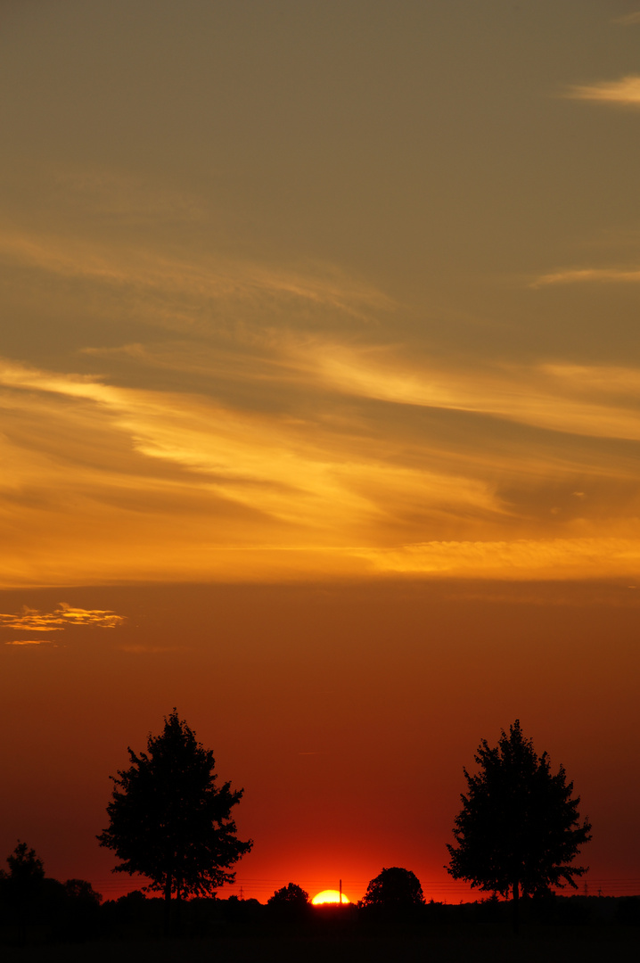 Eine wunderschöne Abendstimmung