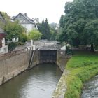 Eine Wunderschöne Alte Lahn Schleuse .