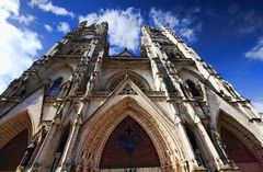 eine wunderschöne Kirche aus Ecuador