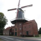 Eine Wunderschöne Ostfriesische Alte Windmühle. 