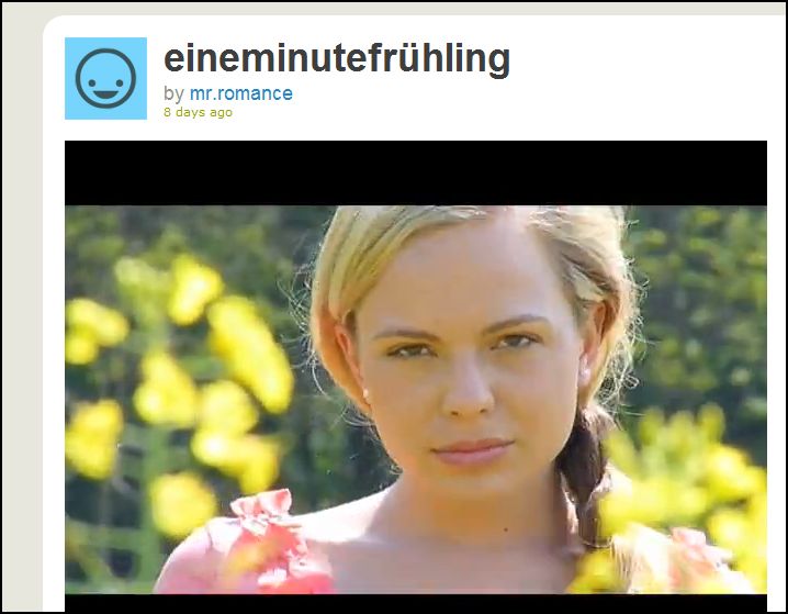 eineminutefrühling VIDEO