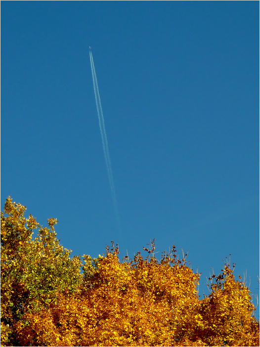 Einen blauen Himmel